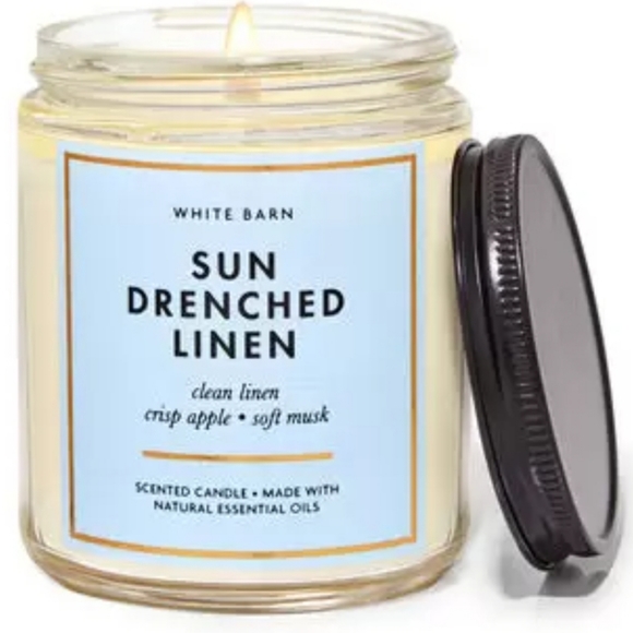 White Barn Sun Drenched Linen Candle - Picture 1 of 4